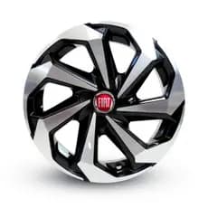 Jogo Kit 4 Calota Esportiva Spider Aro 13/14/15 Fiat Uno Palio Siena Strada Mobi Argo