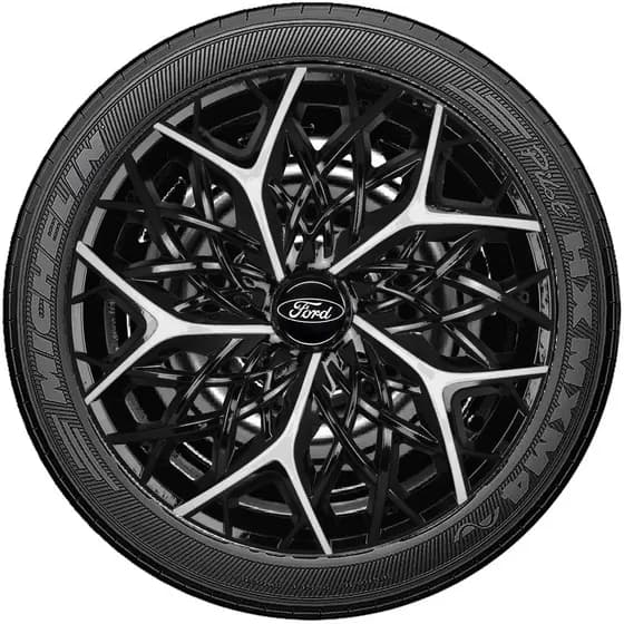 Jogo 4 Carlota Moove Aro 14 Preta/Prata Ford Fiesta Ka Sedan Verona New