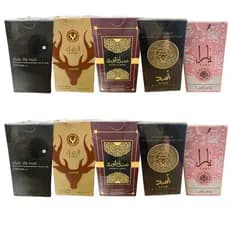 KIT 10 PERFUMES ARABES MASCULINOS E FEMININOS 100ml ARABES