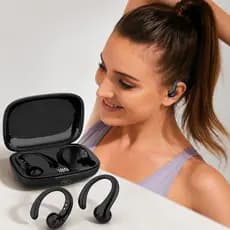 Fone Bluetooth Sem Fio Ear Clip OWS Orelha Aberta Confortável Para Exercícios