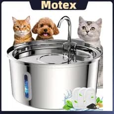 3L bebedouro para animais de estimação em aço inoxidáve, Bebedouro para cães e gatos com filtro, sensor automático, Ultr