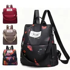 Mochila Antifurto Feminina Bolsa de Viagem de Grande Capacidade Nylon Bolsa De Ombro