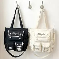 Mochila Feminina Coreana Kawaii Grande Capacidade Escolar para Estudantes Moda Jovem Viagem Casual