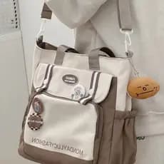 Bolsa Sacola Feminina Masculino Grande De Ombro Tecido Nylon Reforçado Lançamento Acompanha 2 Alças Fashion Multineos