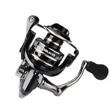 MODIVA Carretel de Pesca Metálico - Molinete para Pesca Marítima com Rolamento Suave