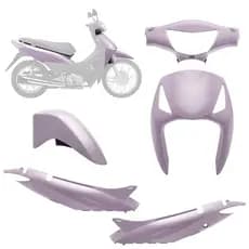 Kit Carenagem 4 Peças Biz 125 Pro Tork 2006 a 2010 KS ES Cores Disponíveis
