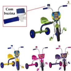 Triciclo Infantil Ultra Bikes com quadro em aço e assento 2 posições – até 21 kg