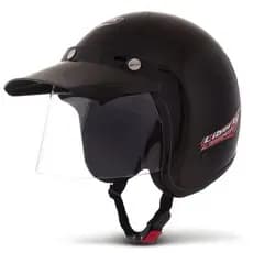 Capacete de Moto Aberto Masculino Feminino ProTork Liberty Compact Viseira Cristal Transparente Fixa