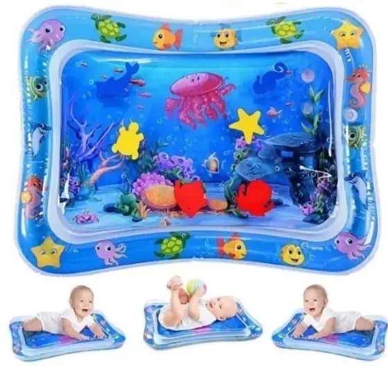 Tapete Infantil Bebê Inflável Água Atividades Sensorial Almofada Menino E Menina Colchão De Água Portátil E Dobrável