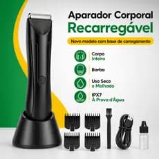 Aparador De Pelos Íntimos Masculino Fio Base Recarregável Elétrico À Prova D'água Máquina De Cortar Cabelo unisex
