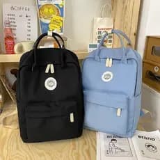 Mochila Feminina Coreana casual e leve para estudantes do ensino médio Impermeavel