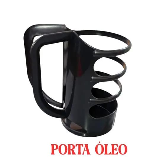 Porta Garrafas de Óleo e Azeite Resistente PRETO – Fácil Transporte e Organização