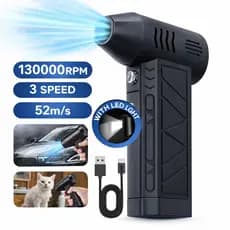 Ventilador Soprador De Ar Turbo 130000 rpm sem fio portátil