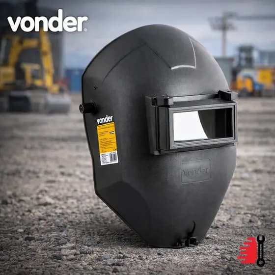 Máscara Para Solda Visor Articulado Sem Lente VD 727 Vonder