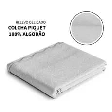 Kit Colcha Piquet Tognato Capela Solteiro