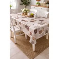 Toalha De Mesa Térmica Impermeável Classic 6 Lugares