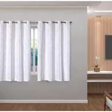 Cortina de Janela Corta Luz Jacquard 2,00m largura x 1,30m altura