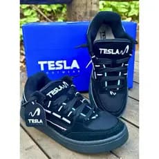 Tênis Masculino Feminino Tesla Coil Black White