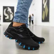 Tênis Masculino Preto Alta Qualidade Azul / Verde / Vermelho / Branco 38 à 43