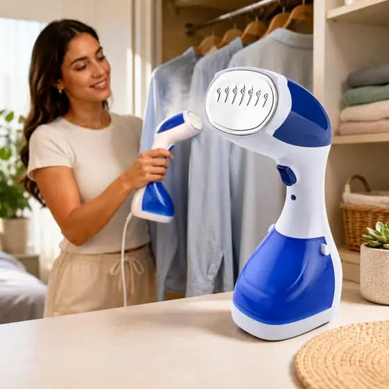 Passadeira a Vapor Vaporizador de Roupas Vertical Portátil 1200W Vaporizador de Mão Tanque 200ml
