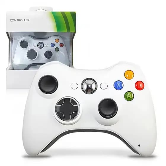 Controle Gamer Sem Fio 2.4G Joystick Gamepad Compatível PC PS3 360 Android Steam USB
