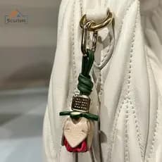 [Scarlett] Bolsas De Couro Com Flores , Enfeites Charmosos , Decorativas , Penduradas , Bolsa De Carro [Preferencial]