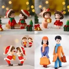 Venda Quente Enfeites De Casal De Natal Meninos E Meninas Feliz Presentes Surpresa Decorativos