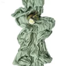 Capa De Mesa ADAMES , Corredor De Gaze De Pano De Queijo De Cor Sólida , Toalha Vintage Semi-Transparente