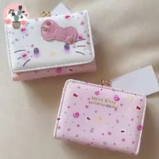 Carteira Feminina Rosa Com Trava De Gato , Bolsa De Armazenamento De Moedas , Confiável E Durável , Para Uso Diário , Fi