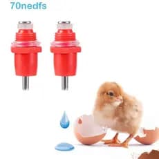 NEDFS 10pcs Bebedouro De Frango , Tipo Mola Bebedor Aves Mamilo