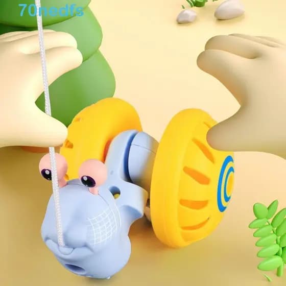 Brinquedo De Caracol De Corda De Tração NEDFS , Com PP Interação Caminhada Aprendizagem , Animal De Desenho Animado
