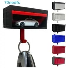 NEDFS Suporte Para Chaves De Montagem Em Parede , Criativo Com Porta De Abertura ,-Garagem De Carro , Multifuncional