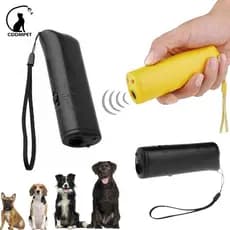 Repelente 3 Em 1 Anti Latido LED Ultrassônico Cachorro Para Cães De Estimação Dispositivo Treinador