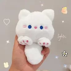 Gato Bonito Boneca De Pelúcia Chaveiro Kawaii Gatinho Pingente Brinquedo Lazer Saco Para Melhor Q2q3
