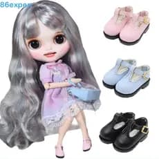 EXPEN1 Para Sapatos De Boneca Blyth , Vestir-Se Fingir Jogar OB22 OB24 , Botas Roupas Couro