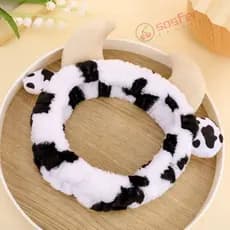 SOSFER Washing Banda De Cabeça De Rosto , Maquiagem Macia Vaca , Faixa De Cabelo Fofa Feminina Cute Spa
