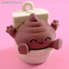 [MYBR] Decoração De Banheiro Happy Poop Ornamentos Decorativos Criativos Com Impressão 3D [WELL]