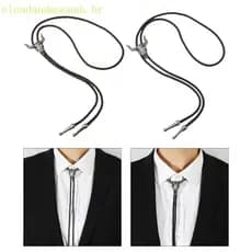 CLO Bull Bolo Gravata Cowboy Ocidente Vintage