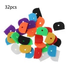 Conjunto de 32 peças da Estone com etiquetas para chaves em 8 cores, adequado para uso doméstico KAD8