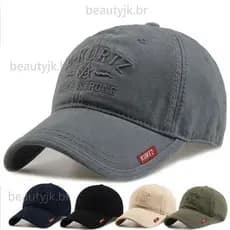 Chapéu masculino coreano moda boné de beisebol masculino primavera e outono macio boné pontudo marca moda inverno viseir