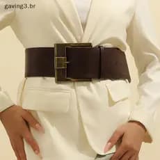 [GAVBR] Cinto Largo Estilo Mailard Retrô Para Mulheres Emagrecer Na Cintura E Combinar Com O Temperamento Da Saia [HOT]