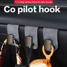 (duyonglin111) Porta-Luvas Universal Gancho De Carro Oculto Para Bolsa De Passageiros Cabide Chapéu Suporte De Guarda-Ch
