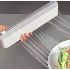 Dispenser Magnético para Papel Filme Alimentos Cozinha Selador Cortador Organizador Base Magnética