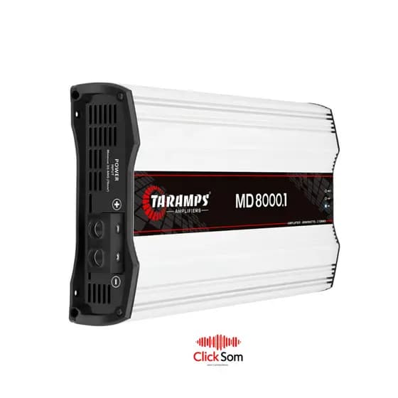 Modulo Taramps Md 8000 1 Ohm 8000 Rms Amplificador 8000w Md8000 Watts 1ohm Som Automotivo Potencia