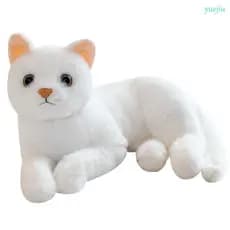 Gato Boneca De Pelúcia Joelho Travesseiro Crianças Presentes Dos Desenhos Animados Animal Sono Brinquedo Sofá Alm