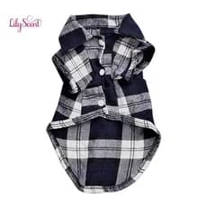 Camisa Xadrez Fofa Para Cachorro De Estimação , Casaco , Roupas , Camiseta , Roupa Superior , Tamanho XS Sml