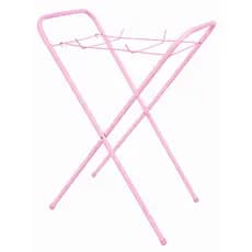 Suporte Universal Para Banheira Rosa- Desmontável - Super Compacto  Banho Do Bebê