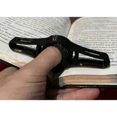 Suporte Ergonômico para Leitura Ajustável Organizador para Livros e Cadernos Uso Estudo Trabalho Preto Branco