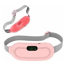 Massageador Elétrico Para Alívio De Cólicas Usb Rosa