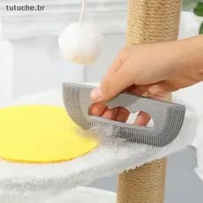 TU Removedor De Pêlos Escova Cães Gatos Cabelo De Borracha Macia Raspador Pet Ferramentas De Limpeza De Fiapos Leve Bola